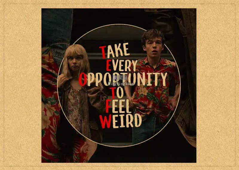 Ретро-постер The End of F *** ing World постер из крафт-бумаги художественная живопись для