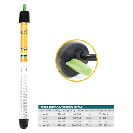 

ATLANTK 150 W HEATER (ADJUSTABLE) (FREE SHIPPING) 458625917