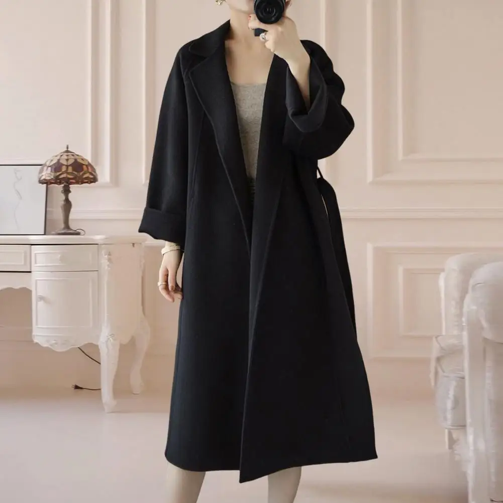 

Stylish Long Sleeves Women Overcoat Overcoat Windproof Cold-proof