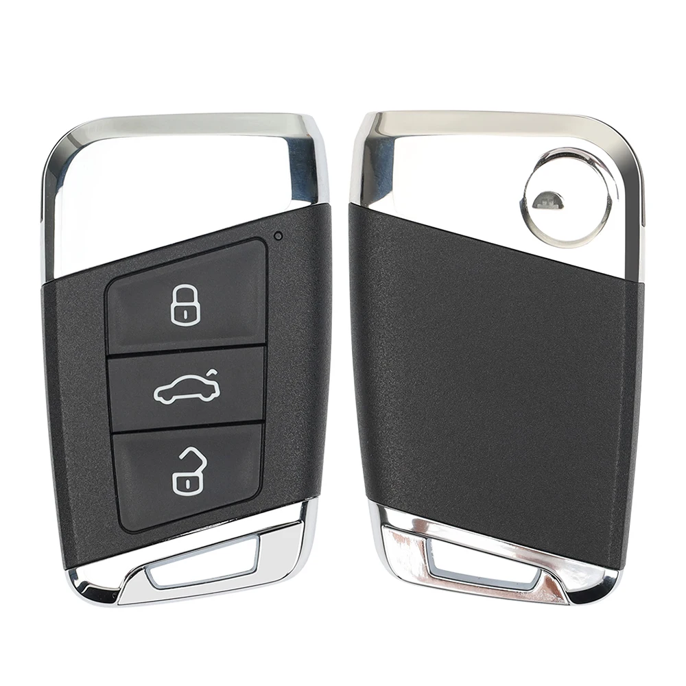 Свобода Keyless Go удаленный автомобильный ключ 3 кнопки 434 МГц MQB 48 чип FOB для VW Volkswagen