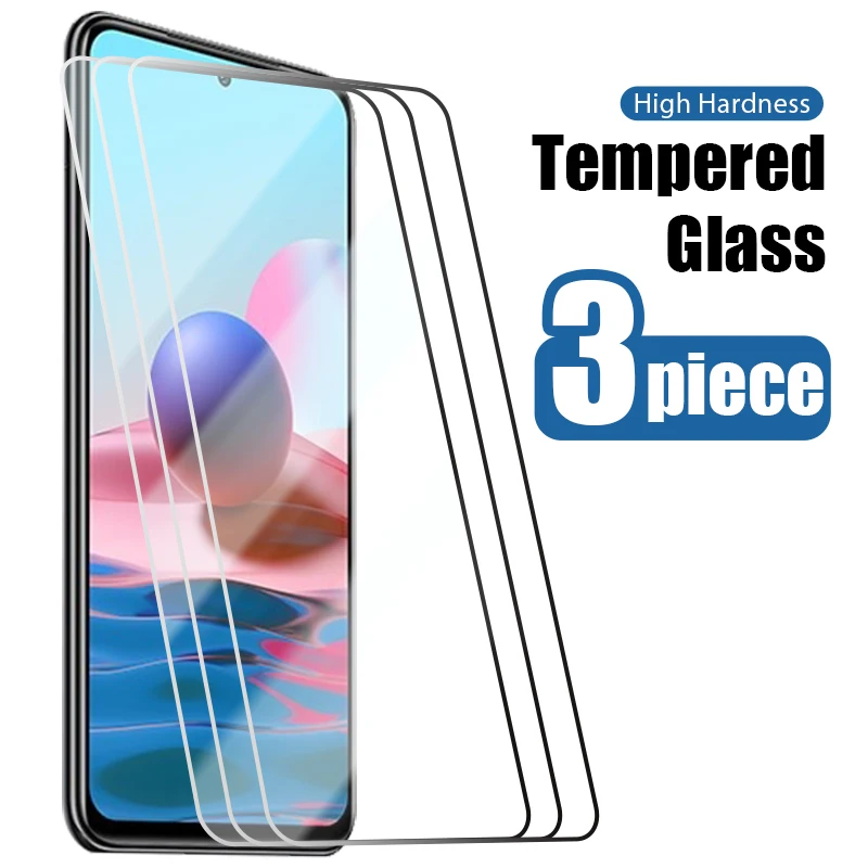

3PCS Protective Glass for Xiaomi Redmi Note 11 10 8 9 Pro 10S 9S 7 9T 10T 8T Screen Protector for Redmi 9 9T 10 9A 9C 8A 7 Glass