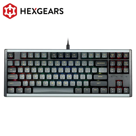 Механическая клавиатура HEXGEARS I3 Kailh MX Переключатель 87 клавиш RGB Hotswap Type-C Проводная клавиатура эргономичные клавиши PBT для ПК, Mac