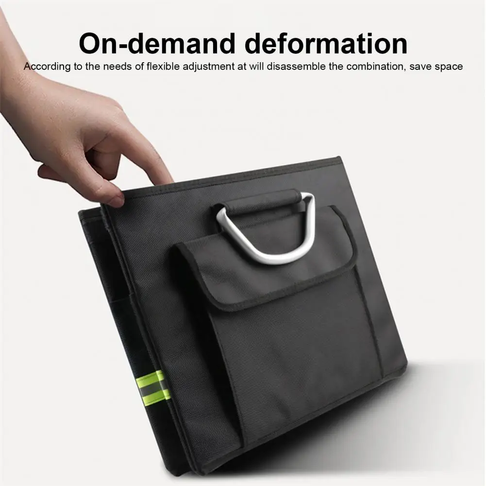 

Хранилище для всякой всячины, прочная вместительная однотонная автомобильная сумка для хранения груза для дома