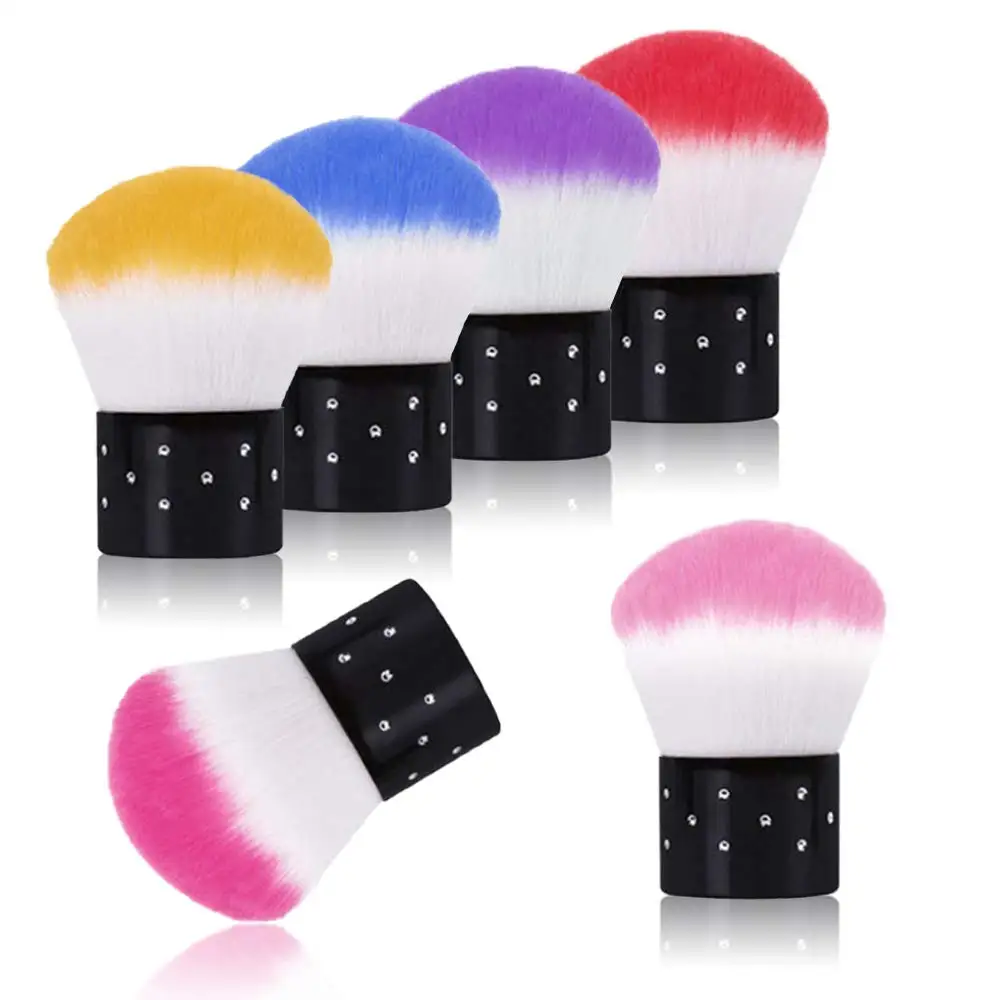 

7PCS Nail Art Dust Brush Remover Powder Cleaner Brushes Makeup Brush Nail Cleaning Brush Nail Art Tools