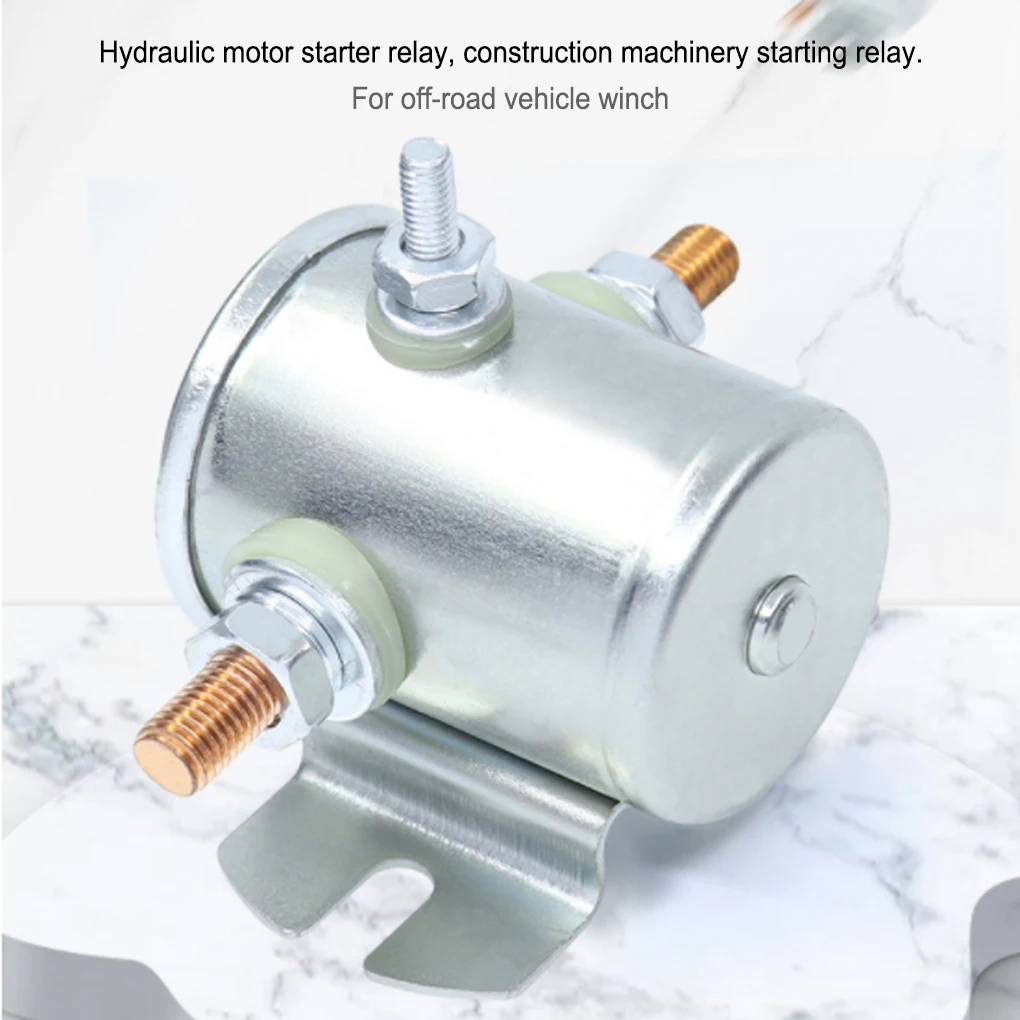

Универсальное реле стартера мотора для лебедки, профессиональные клеммы, автоматический переключатель