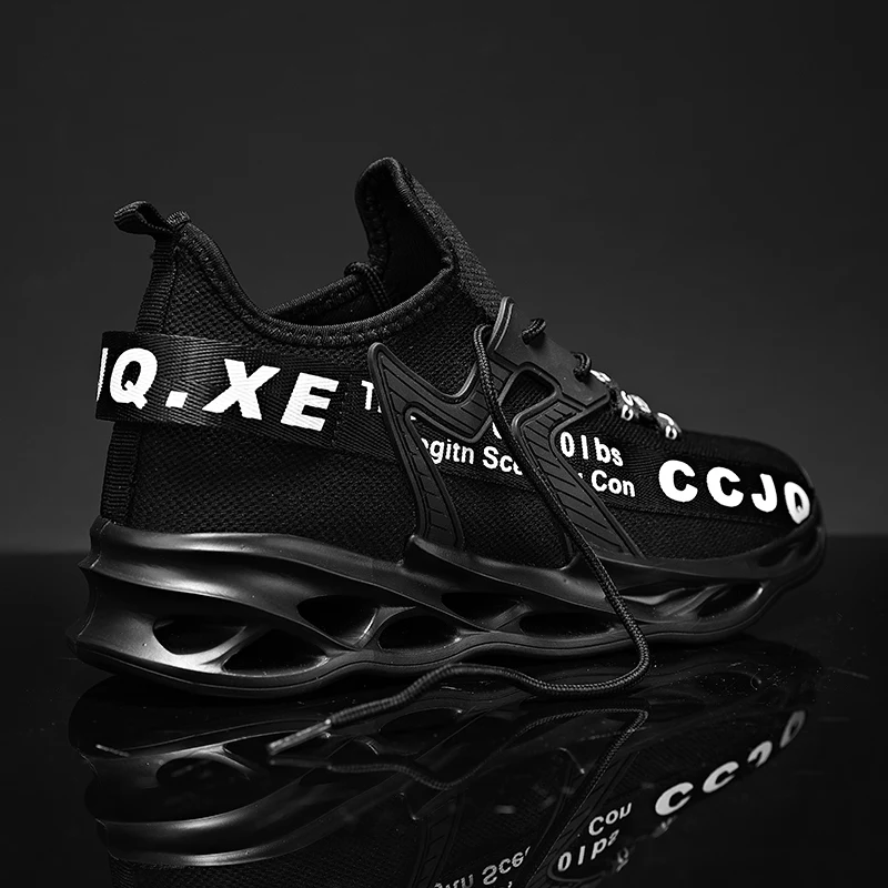 Men Shoes 2023 Sneakers for Men Shoes White Mesh Breathable Male Trainers Light Sports Running Shoe Big Size 39-46 Drop-shipping