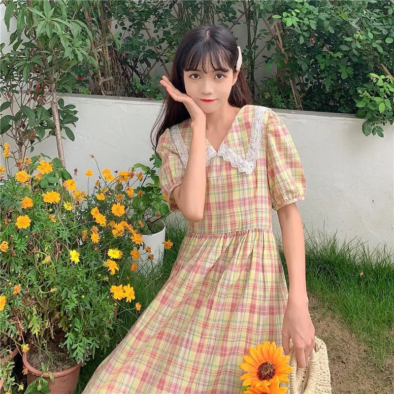 Женские повседневные Элегантные клетчатые свободные модные популярные