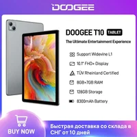 Планшет 10.1'' DOOGEE T10 8/128 ГБ за 7933 руб 
FHD, Unisoc T606, 13+8 Мп, 8300 mAh, 2 симки