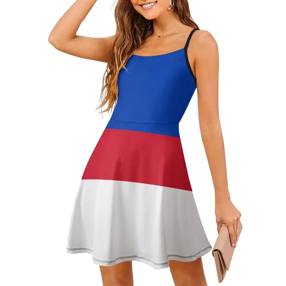 Винтажная сексуальная женская одежда с флагом сорбса женское платье на