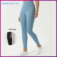 seamless limited time hot sale with logo fitness leggings women 24 colors running high waist yoga pants breathable sports pants