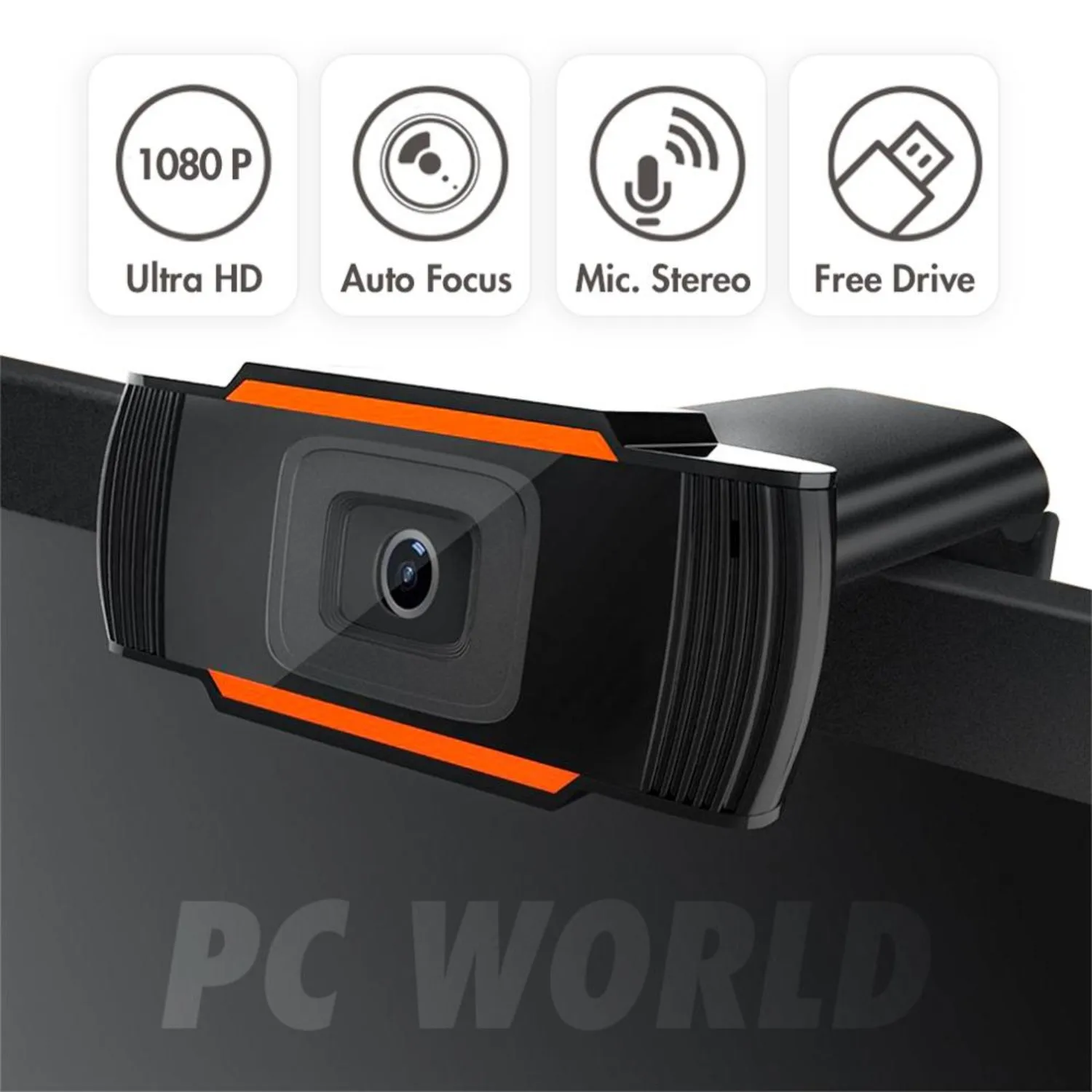 Веб-камера с микрофоном HD 1080P 720P USB | Компьютеры и офис