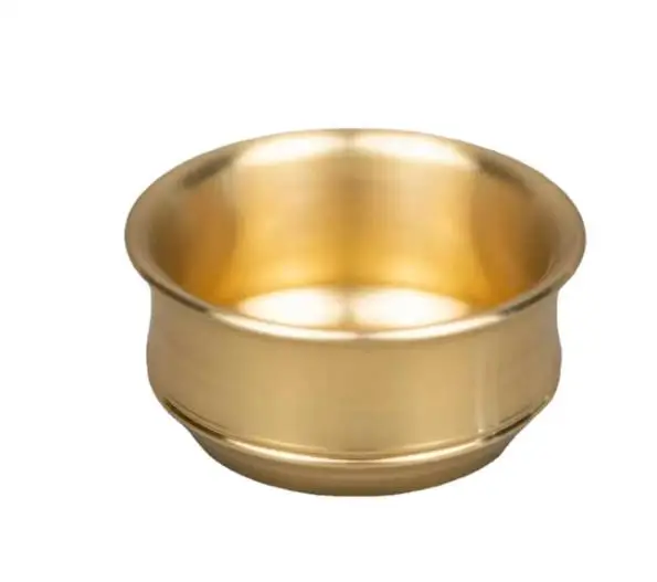 

Brass koi cup cup pure copper light body small cup Guanyin cup worship ancestor cup wholesale religious export