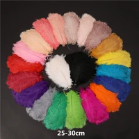 10pcslot 25 30cm new hight quality ostrich feathers diy jewelry making wedding party decoration plumes and feathers for crafts