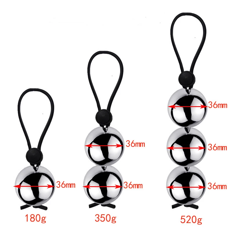 Тяжелые Кольца для пениса Подвеска 18 секс-игрушки мужчин/геев - Цена: 1158.74