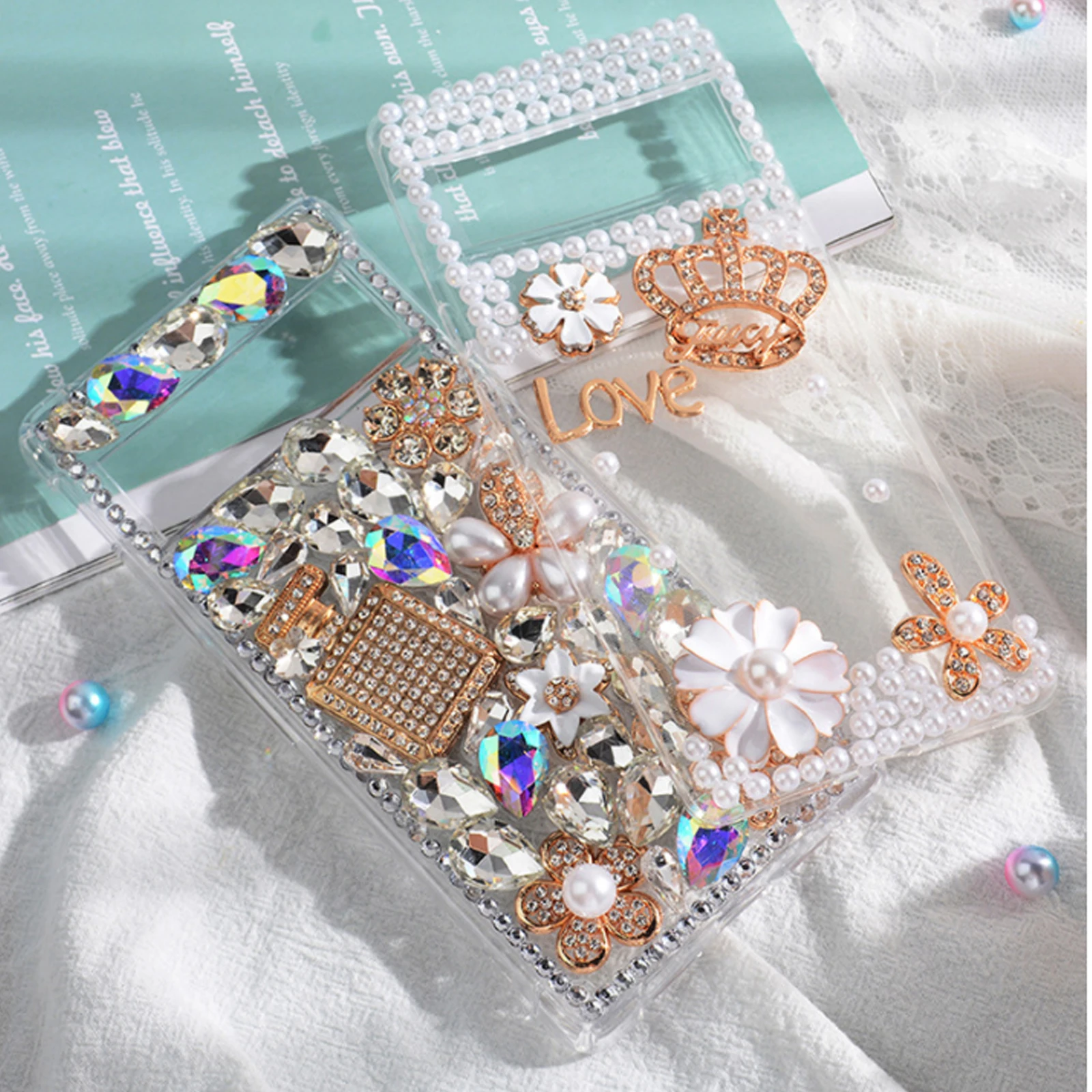 

Glitter Hard Case Protective for Google Pixel 7 Pro Rhinestone Clear Phone Cover for Women Shockproof Case Protective for Pixel7