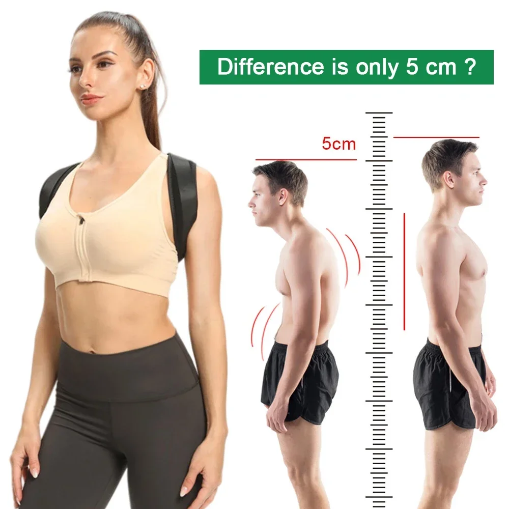 

Body Corrector Posture Sport Spine Brace Shoulder Support Reshape Home Belt Office Your Back Upper Neck Clavicle Back Adjustable