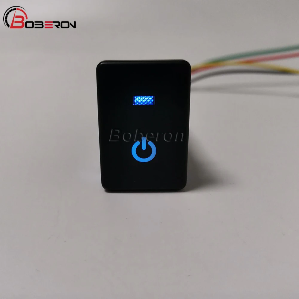 Синяя светодиодная лампа DRL передняя противотуманная фара кнопка нагрева