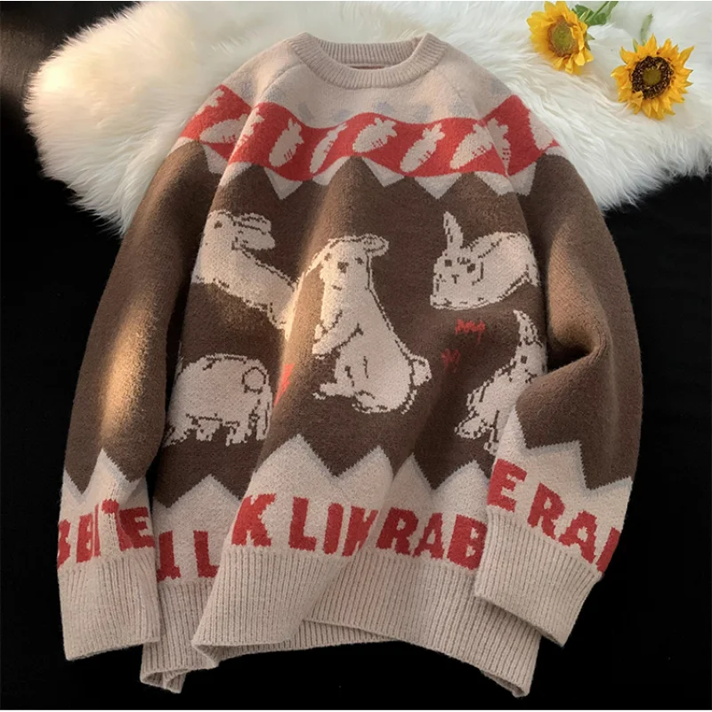 

Пуловер мужской с круглым вырезом и длинным рукавом, на весну/Осень/зиму