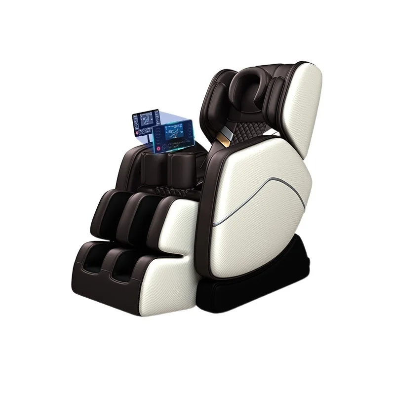 

Massage Chair 3-Year Warranty Full Body and Recliner Zero Gravity Shiatsu Heat Massage Chair with Airbags and Foot Rollers brown