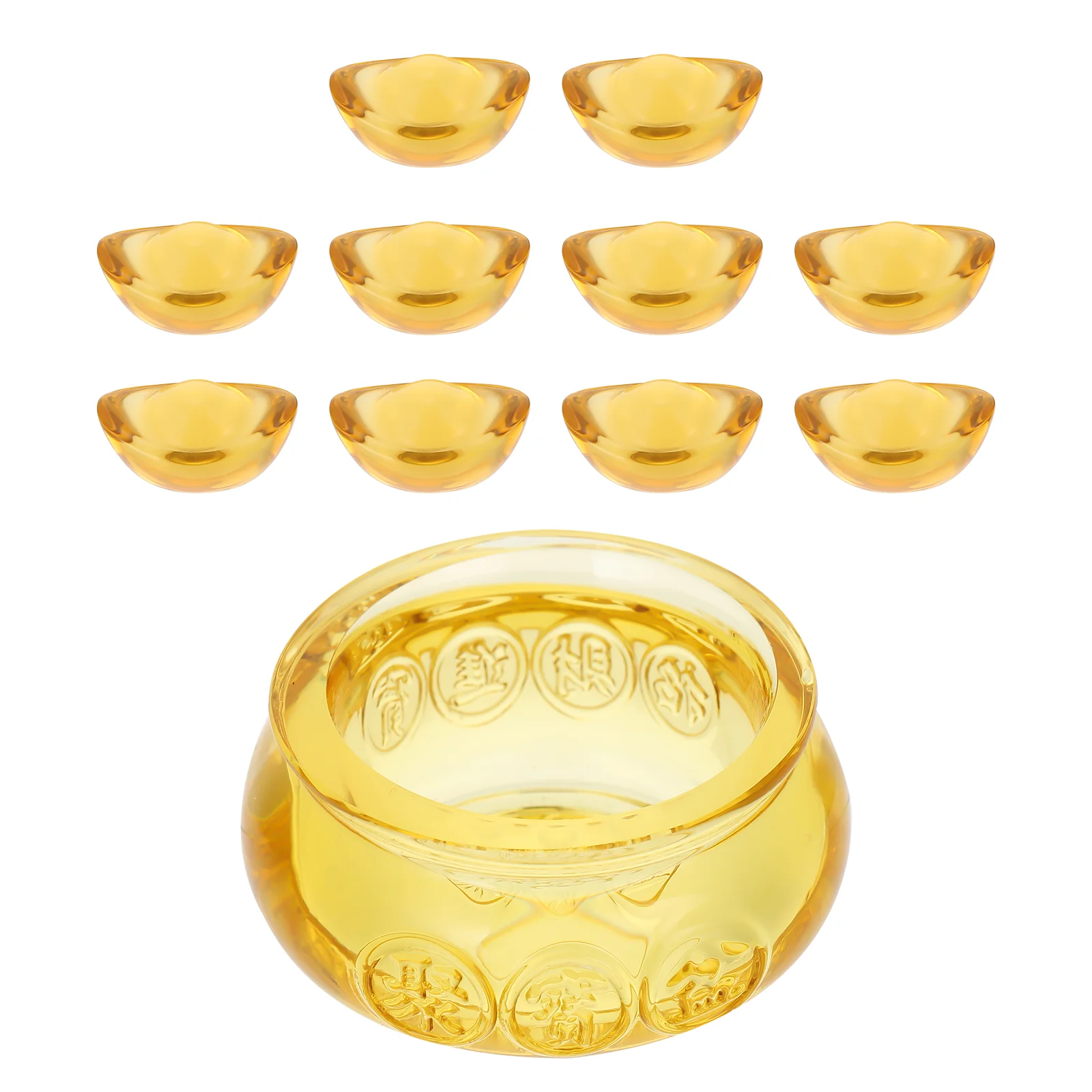 

Burner Holder Stickcenser Figurine Treasure Porsperity Fengshui Ingot Bowl Ornament Aromatherapy Copper Wealth Handcrafted