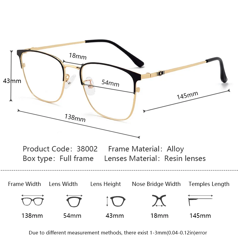 Очки для чтения с прогрессивным мультифокусом без линии УФ-защитой