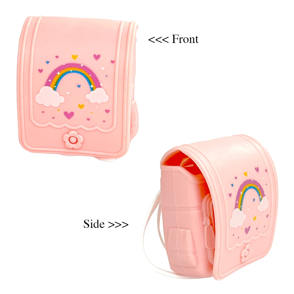 

NK 1 Pcs Fashion Bag For Kelly 1/6 Doll Plastic School Backpack Pink Mini Toy Knapsack for Barbie Doll Accessories Toys