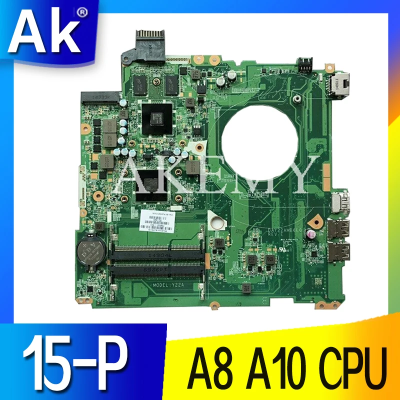 

Akemy DAY23AMB6C0 Motherboard A8-5545M A10-5745M AMD CPU DDR3 For HP Pavilion 15-P Laptop Motherboard Mainboard