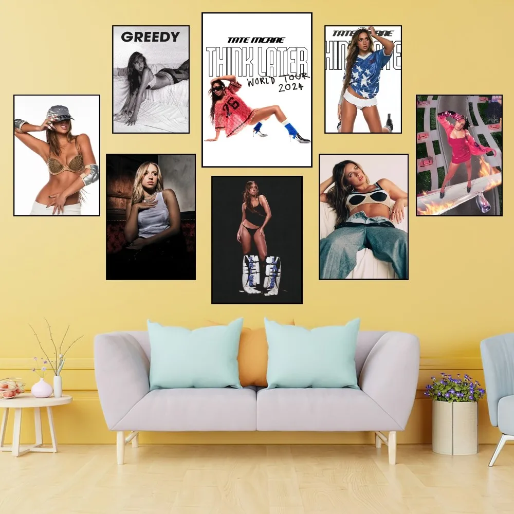 Постер Т-Tate McRae картина на стену для спальни гостиной украшение офиса и дома