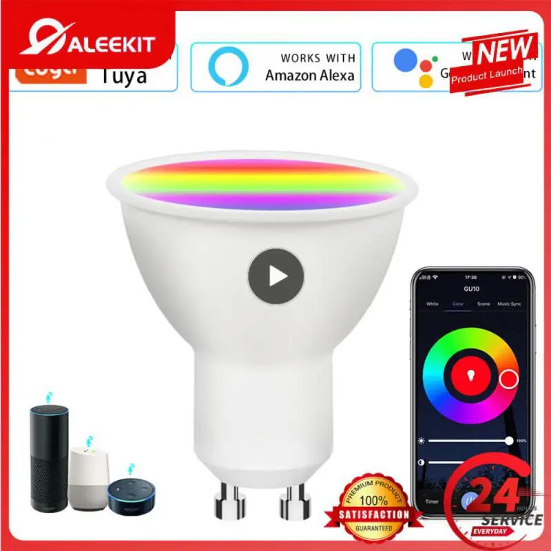 

7w Smart Bulb 9w Wifi Lamp Cup Voice Controlled Rgbcw Tuya Lamp Bulb Smart Home Dimming