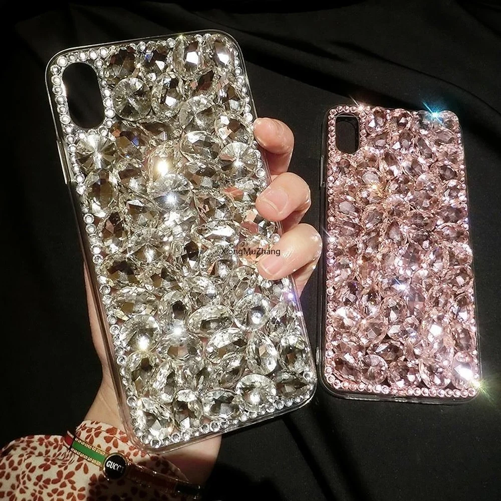 Модный Блестящий Мягкий чехол со стразами для телефона Iphone 12 Pro Max 11 XS XR X 8 7 6 6S Plus 13 |