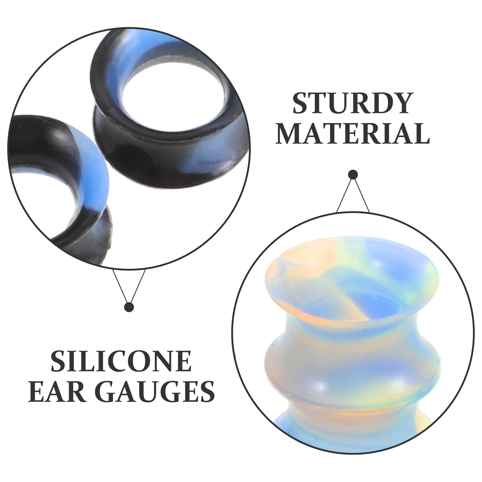 10 шт. аксессуары для расширения ушной раковины датчики ушных колец женщин набор