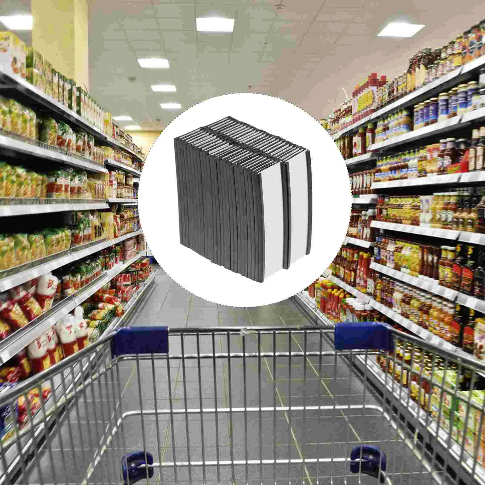 50 шт. держатель для этикеток магниты на холодильник ценники магнитный зажим