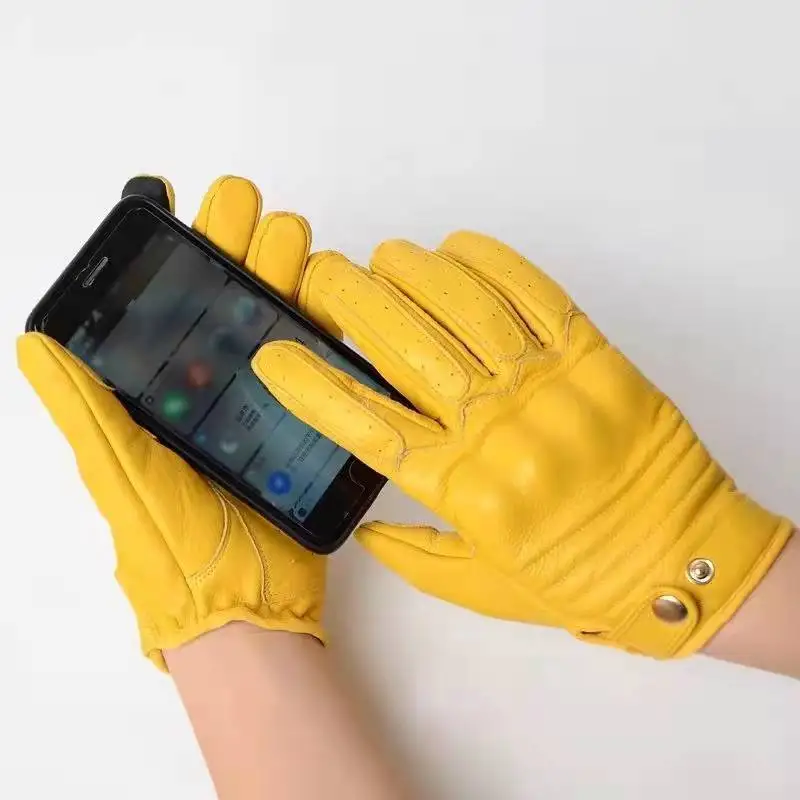 

Motorcycle Gloves Leather Mechanic Gloves Biker Gloves Motocross Gloves Motorcycle Riding Gloves Motorcycle Accessories