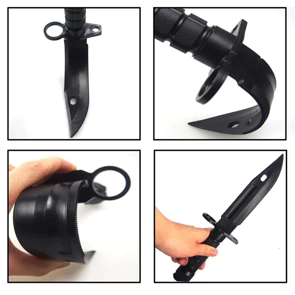 Резиновый Тренировочный Нож M9 Тактический Неметаллический Многофункциональный