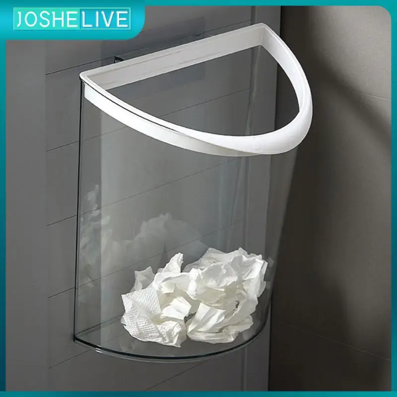 

Trash Can Hanging Large Trash Can Dedicated Storage Barrel Wall Hanging Trash Can Large -capacity Transparent Trash Can
