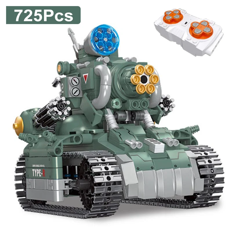 

Military Remote Control SV-001 Chariot Tank Model Building Blocks WW2 Army Weapons Adult Gifts with Soilder Bricks MOC Toys Kids
