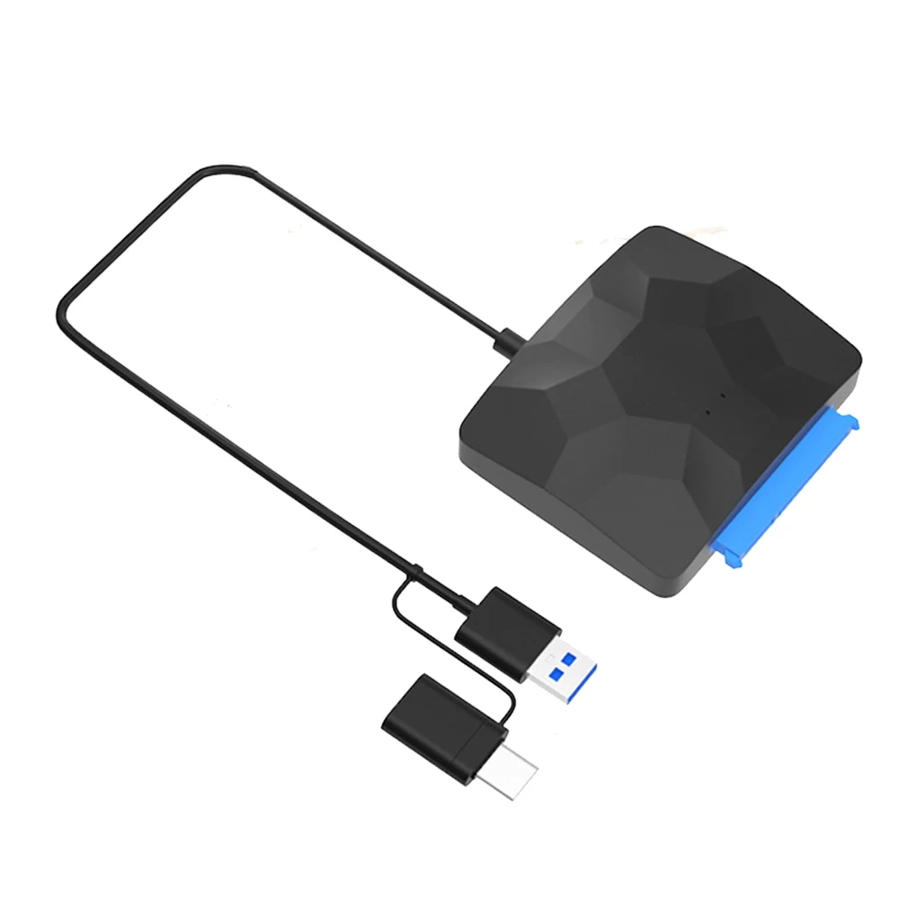 

Адаптер постоянного тока 12 В Type-c USB на SATA со стандартным индикатором 2 5 3 5 дюймов, жесткий диск, конвертер скорости, настольный ПК HDD