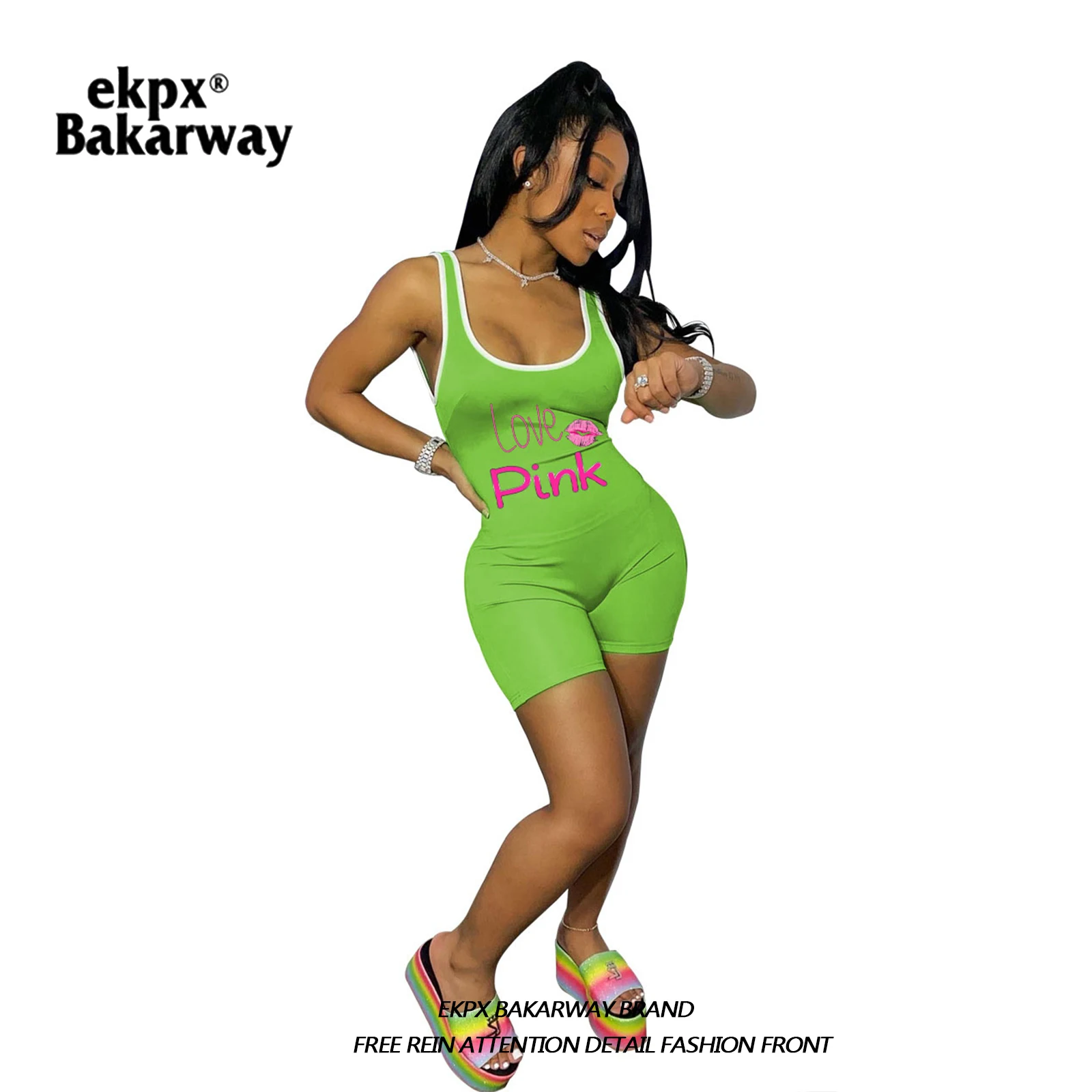 

2022 Women Sexy Streetwear Solid Knitted Summer Fitness Sport Jumpsuits Romper Playsuits Overalls For Women