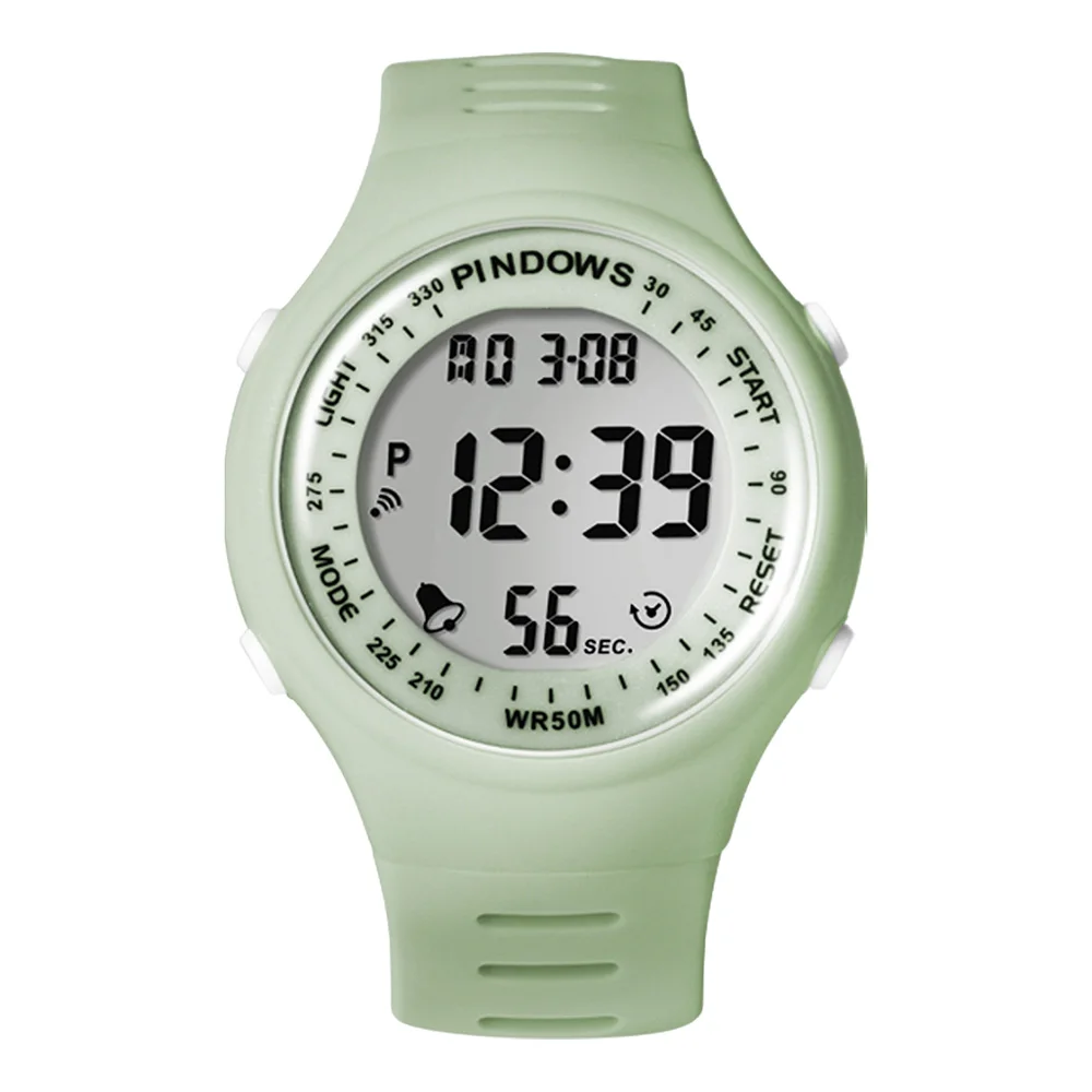 

PINDOWS Fashion Digital Watch Men Waterproof Ms Countdown Sport Watches Boy Girl Electronic Watch Relogio Masculino