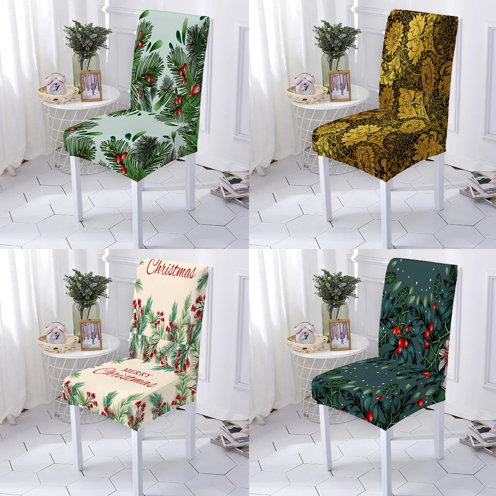 Чехол из спандекса для кресла чехлы на стулья кухни свадебное кресло 1/2/4/6 шт.