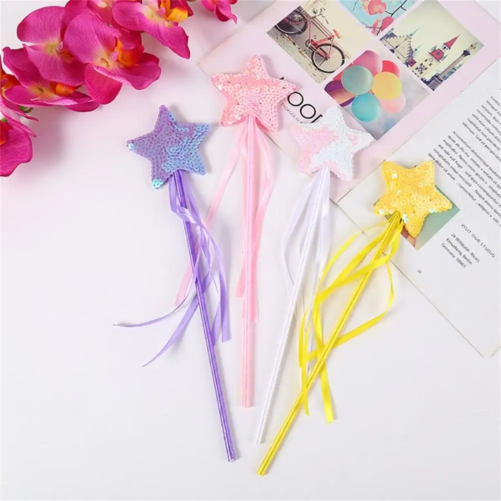 

1PC Five Pointed Star Magic Stick Kids Girl Cute Fairy Wand Party Princess Magic Stizh Birthday Gift Cosplay Props