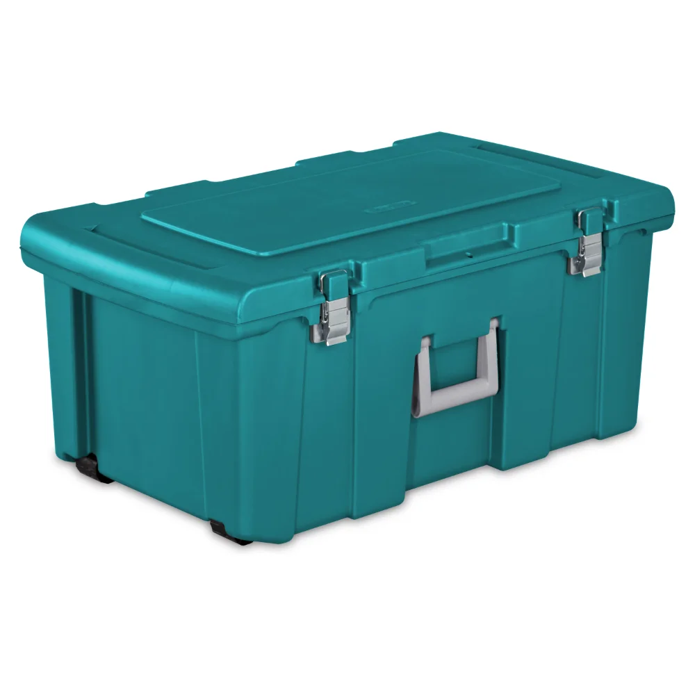 

storage box organizer Footlocker Plastic, Teal Sachet