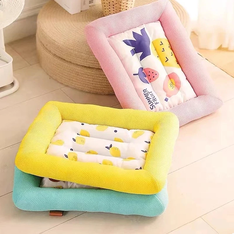 

Dog Mat Cooling Summer Pad Mat Universal Pet Bed Ice Pad Dog Sleeping Nest For Dogs Cats Pet Kennel FOR VIP