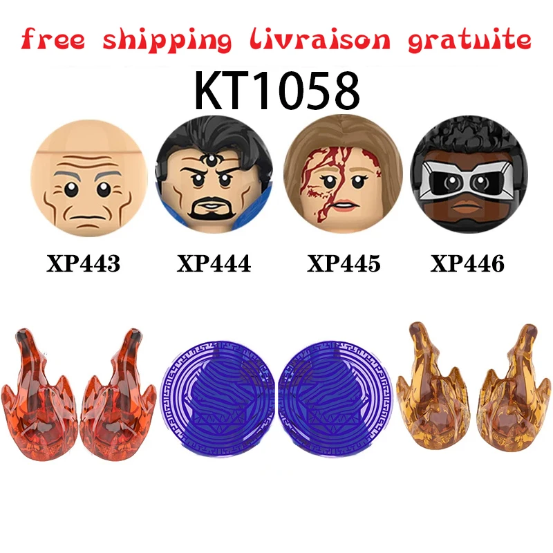 

NEW KT1058 Heros Blocks Mini Hero Anime Figures Building Blocks Assembling Constructor Home Diy City Accessories Kids Toys Gifts