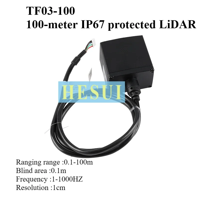 Фото TF03-100 (UART/CAN/RS485/RS232) В диапазоне 100 м, защищенное от IP67 датчики LiDAR №1