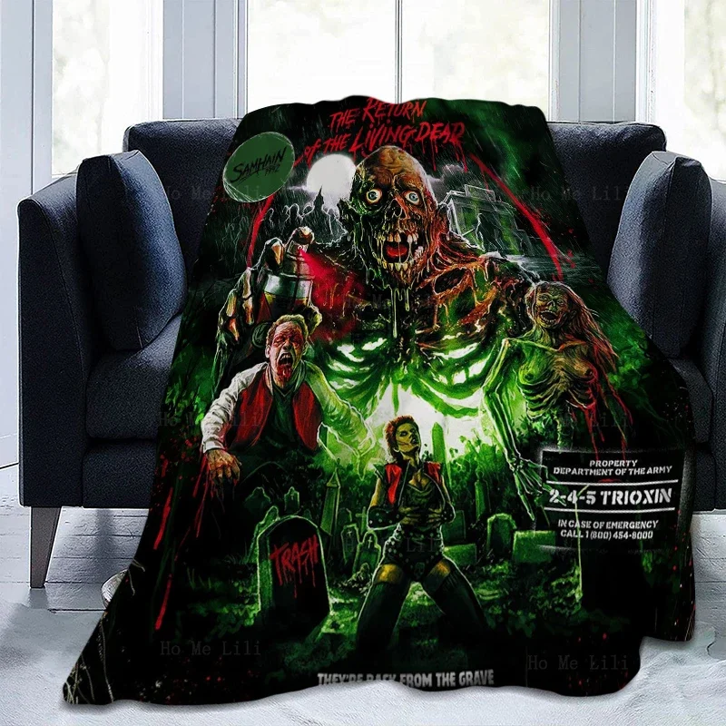 Фланелевое Одеяло с демоном дьявол и Алексом блиссом из фильма Возвращение живых