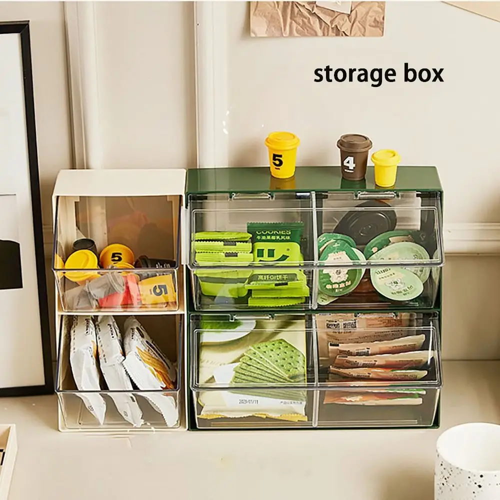 С крышкой контейнер для хранения чайных пакетиков удобная Штабелируемая