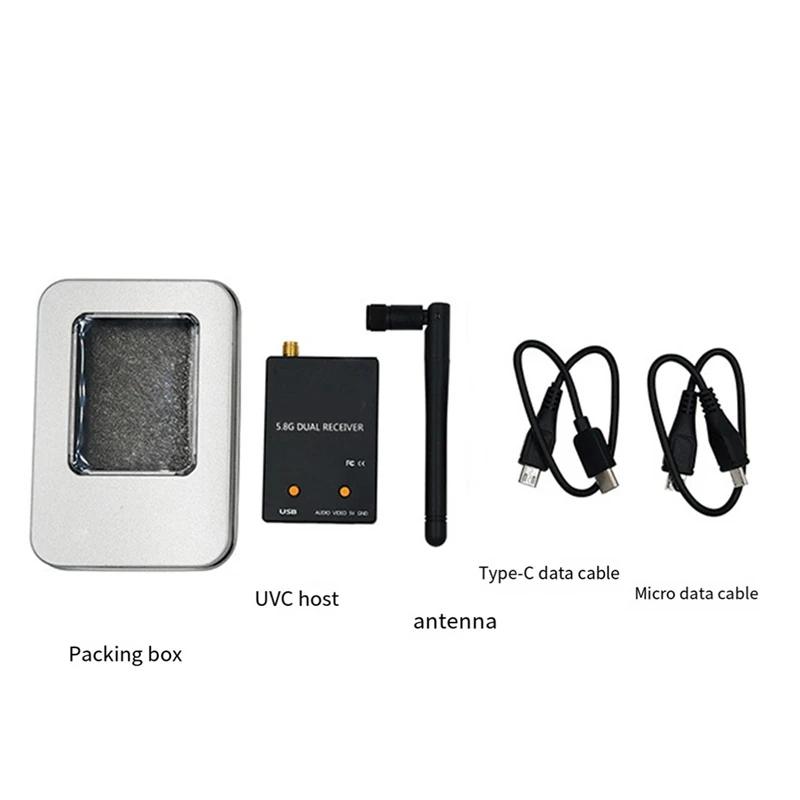 UVC OTG 5 8G 150CH пластиковый приемник полный канал для телефона Android детали