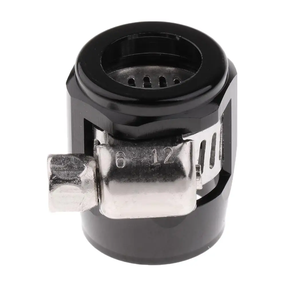 

dolity AN6 Car Fuel Oil Water Hose Pipe End Finisher Clamp Clip Aluminium
