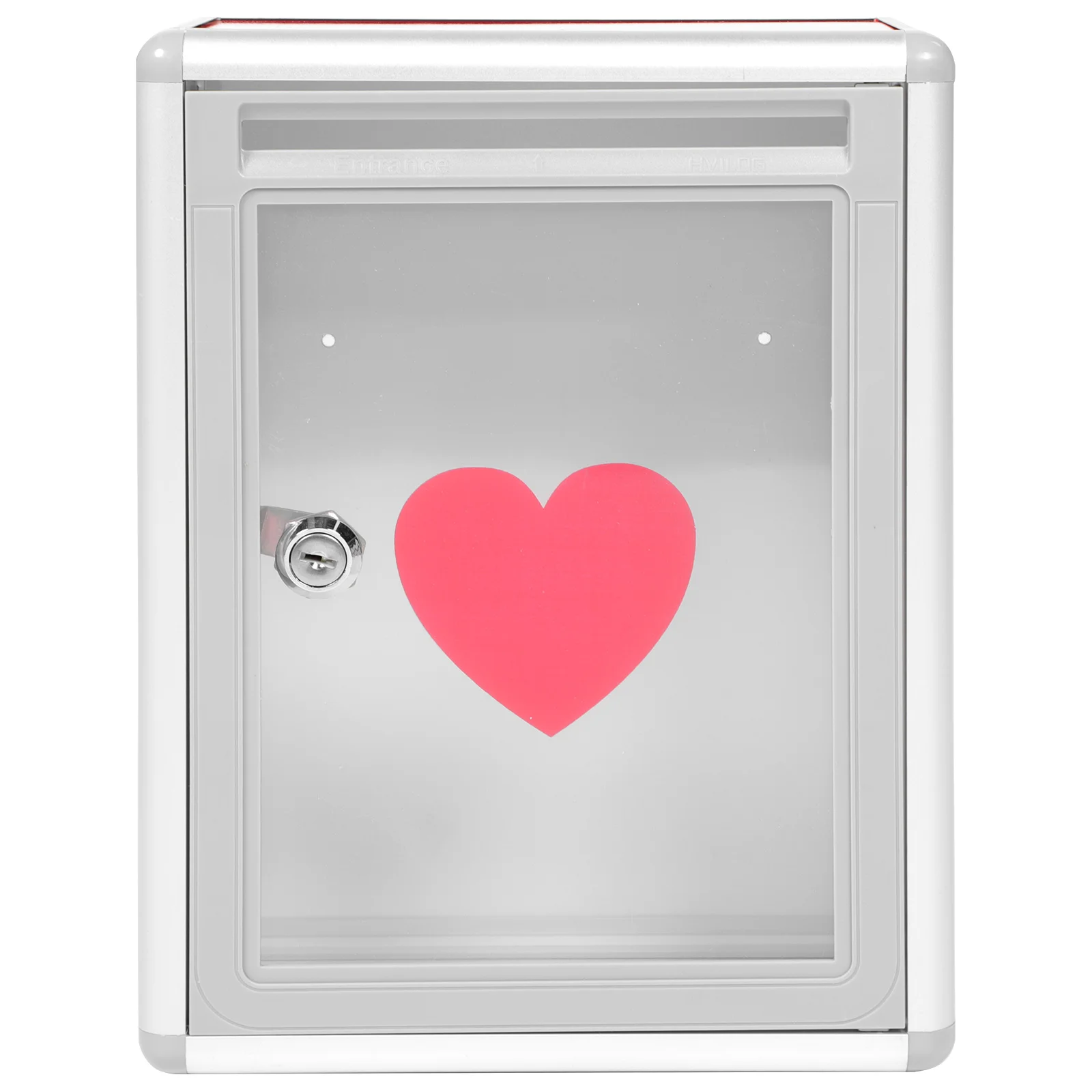 

Donation Box Storage Container Decorative Post Lockable Mailbox Practical Suggestion